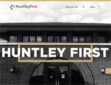 Tablet Screenshot of huntleyfirst.com